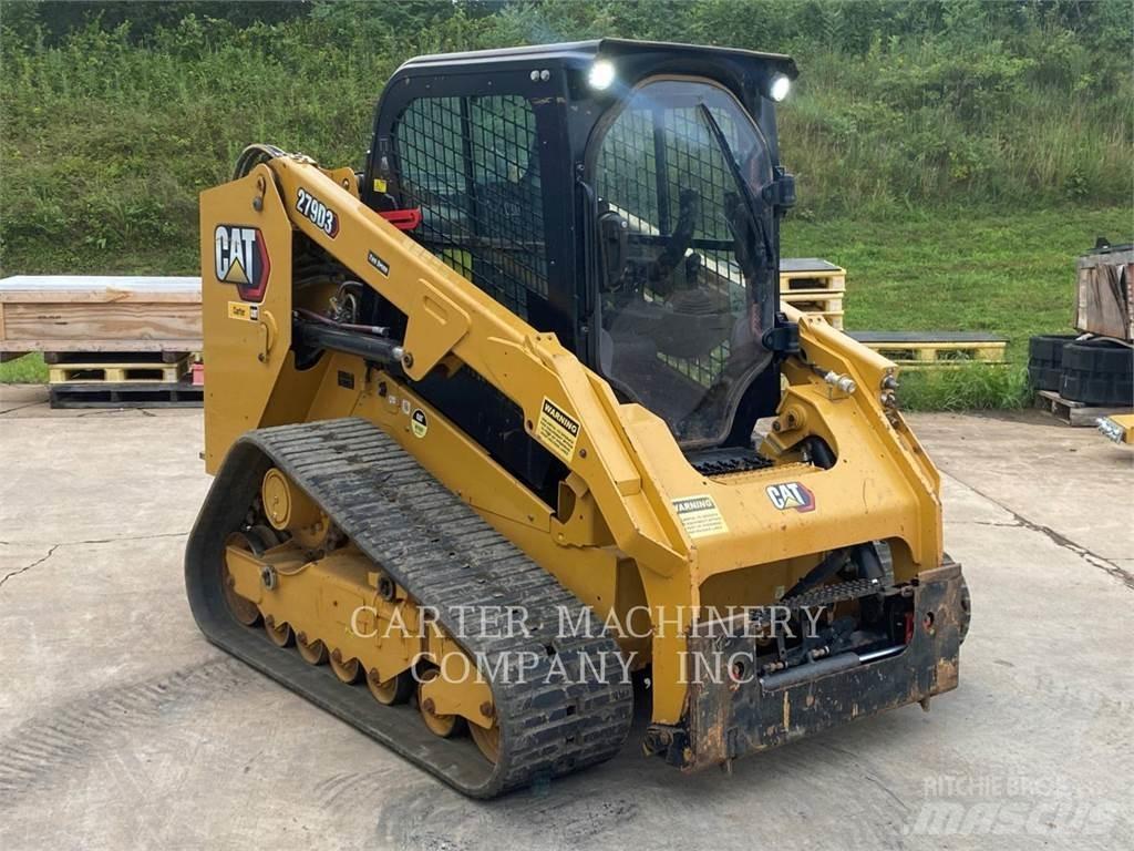 CAT 279D3 Krautuvai su šoniniu pasukimu