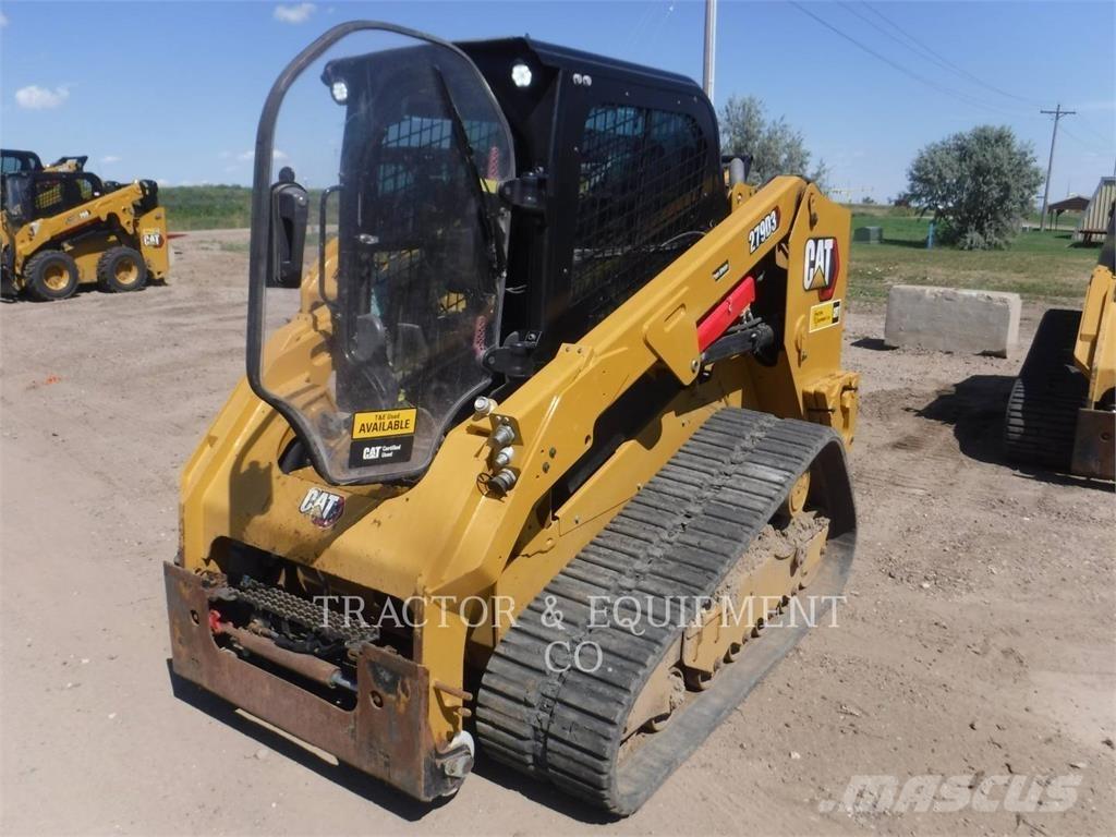 CAT 279D3 Krautuvai su šoniniu pasukimu