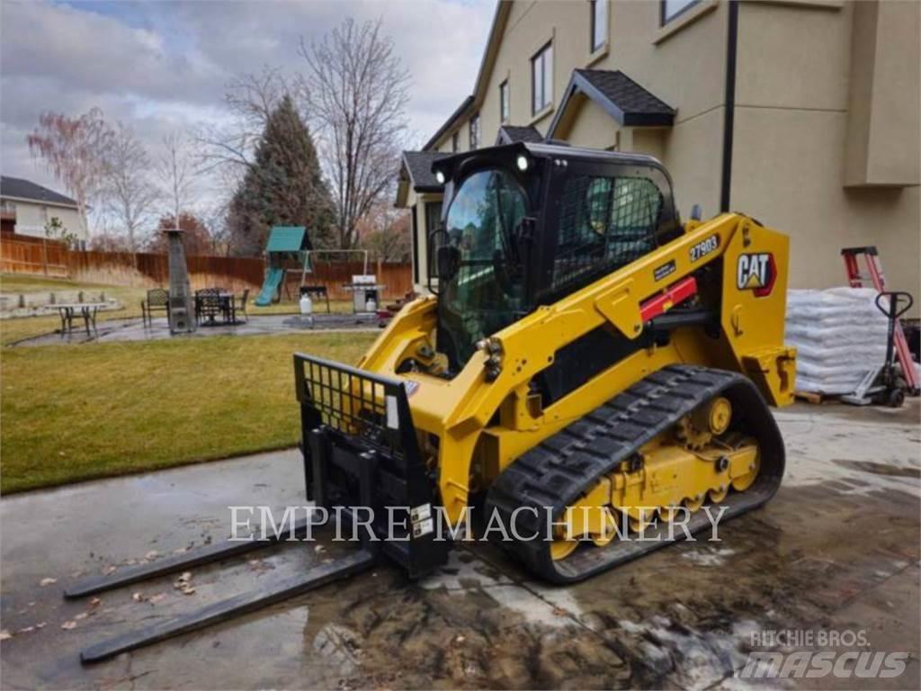 CAT 279D3 Krautuvai su šoniniu pasukimu
