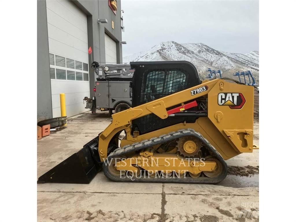 CAT 279D3 Krautuvai su šoniniu pasukimu