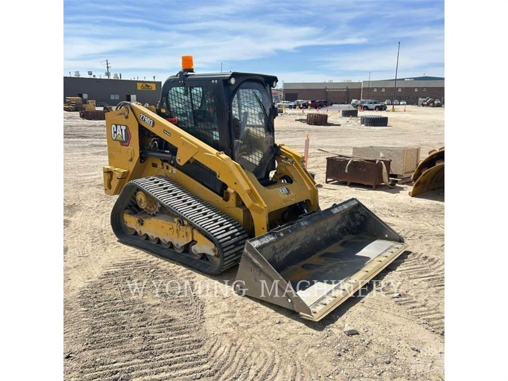 CAT 279D3 Krautuvai su šoniniu pasukimu