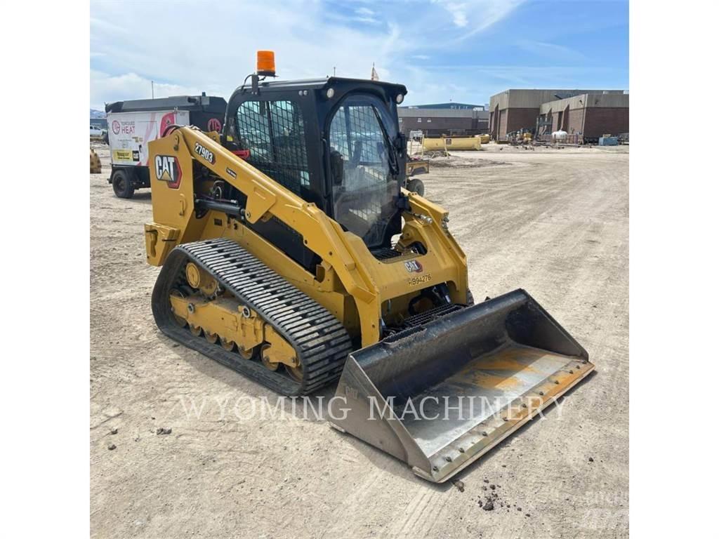 CAT 279D3 Krautuvai su šoniniu pasukimu