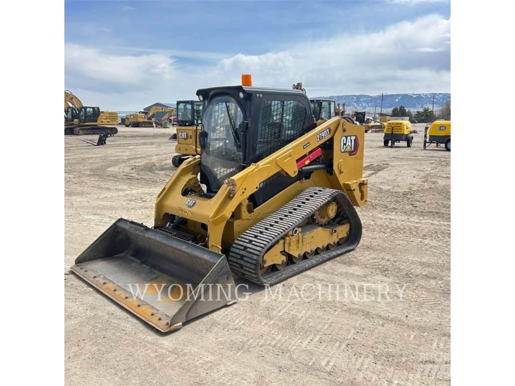 CAT 279D3 Krautuvai su šoniniu pasukimu