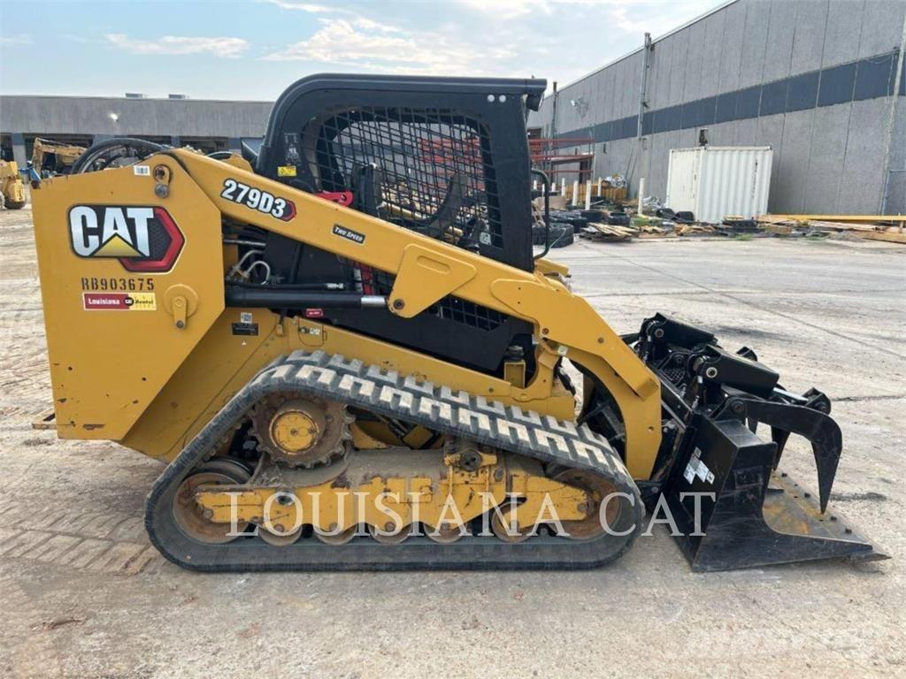 CAT 279D3 Krautuvai su šoniniu pasukimu