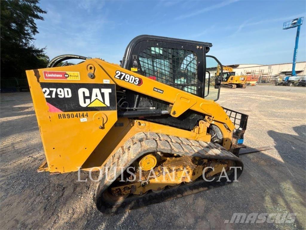 CAT 279D3 Krautuvai su šoniniu pasukimu
