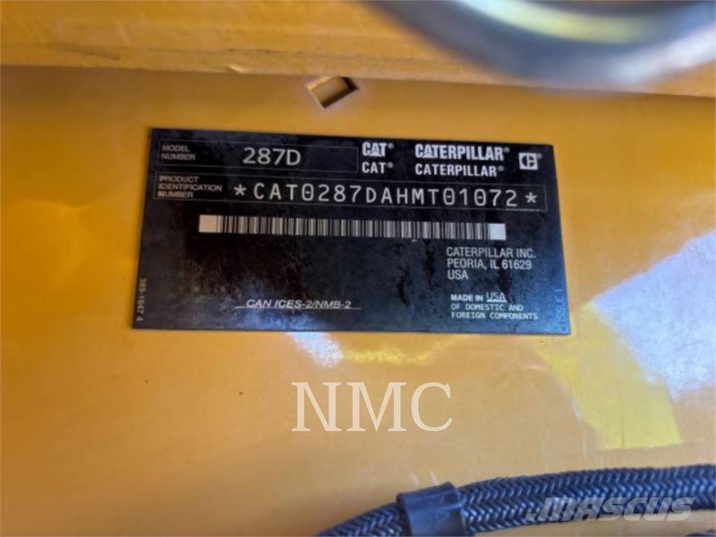 CAT 287D Krautuvai su šoniniu pasukimu