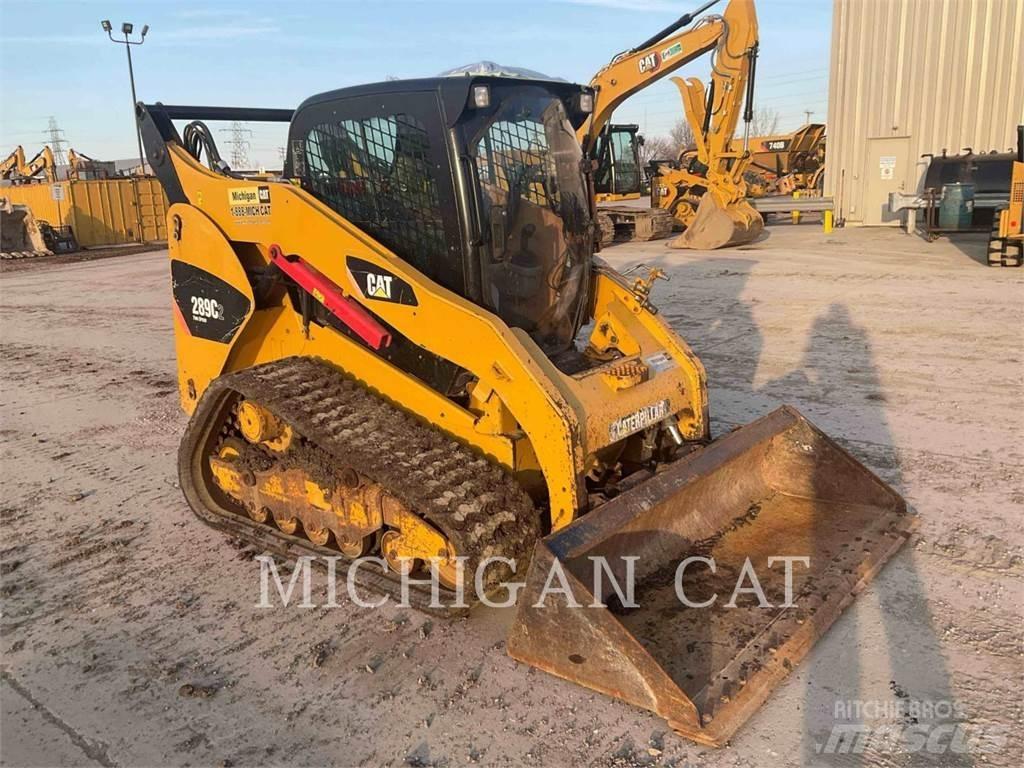 CAT 289C2 A2Q Krautuvai su šoniniu pasukimu