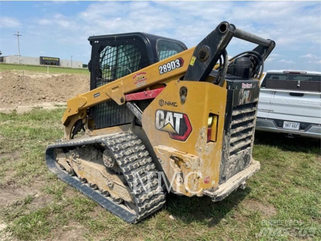 CAT 289D Krautuvai su šoniniu pasukimu