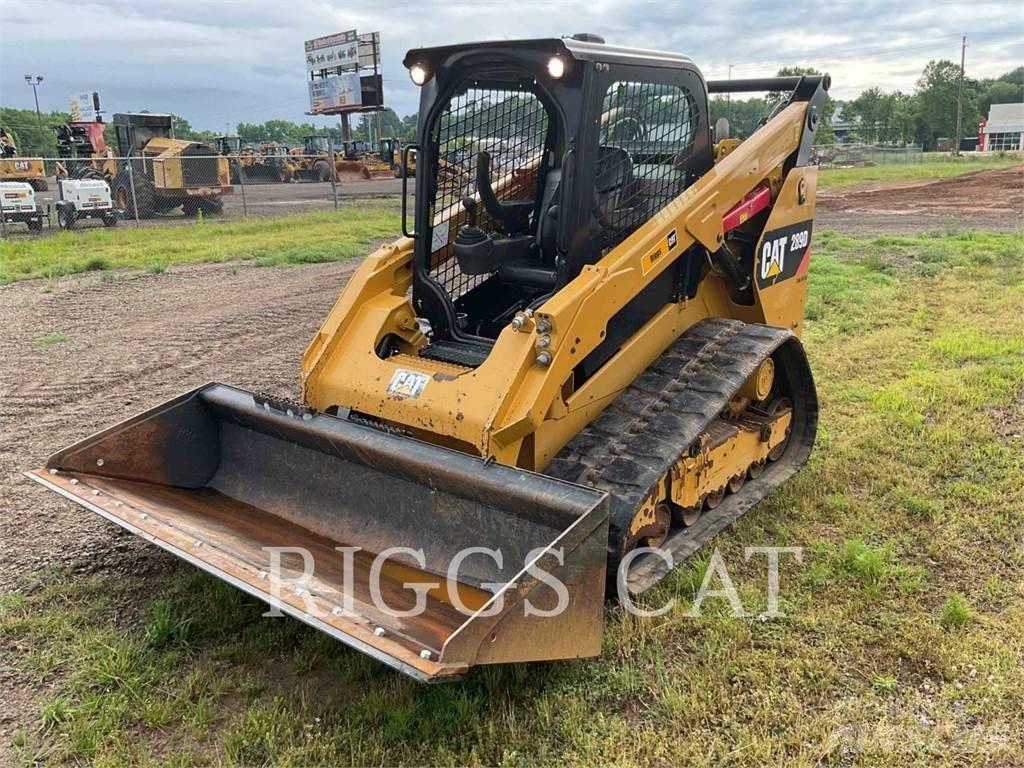 CAT 289D Krautuvai su šoniniu pasukimu