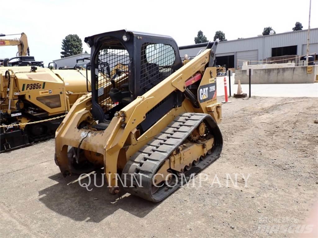 CAT 289D Krautuvai su šoniniu pasukimu