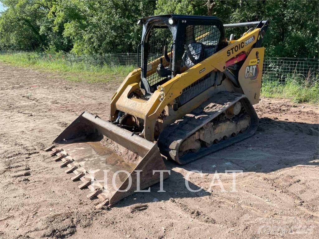 CAT 289D Krautuvai su šoniniu pasukimu