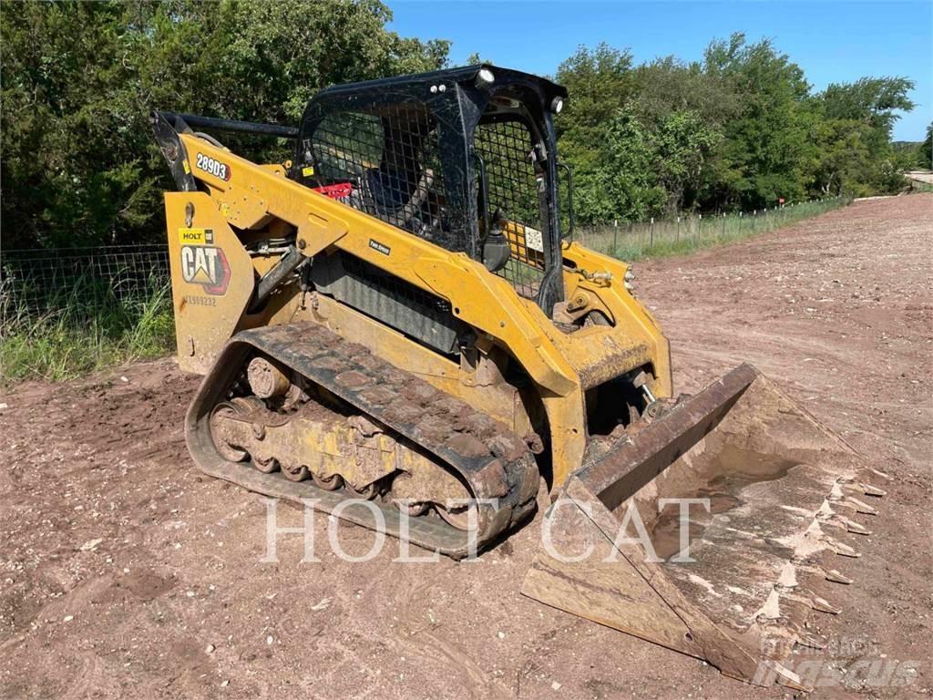 CAT 289D Krautuvai su šoniniu pasukimu