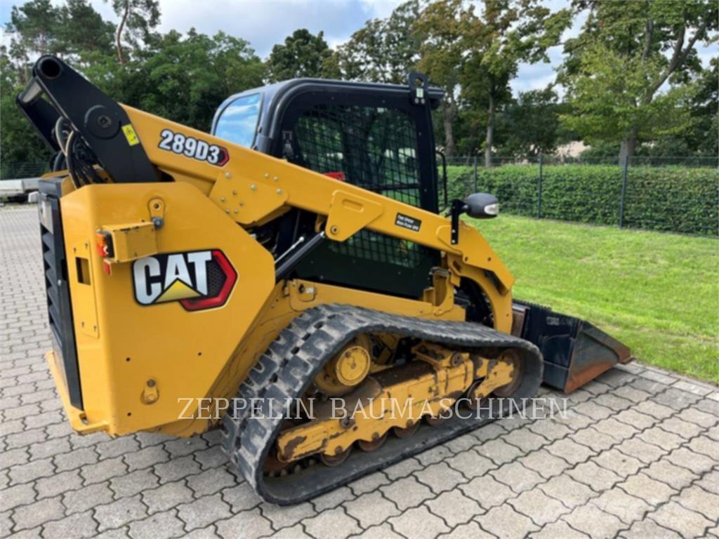 CAT 289D Krautuvai su šoniniu pasukimu