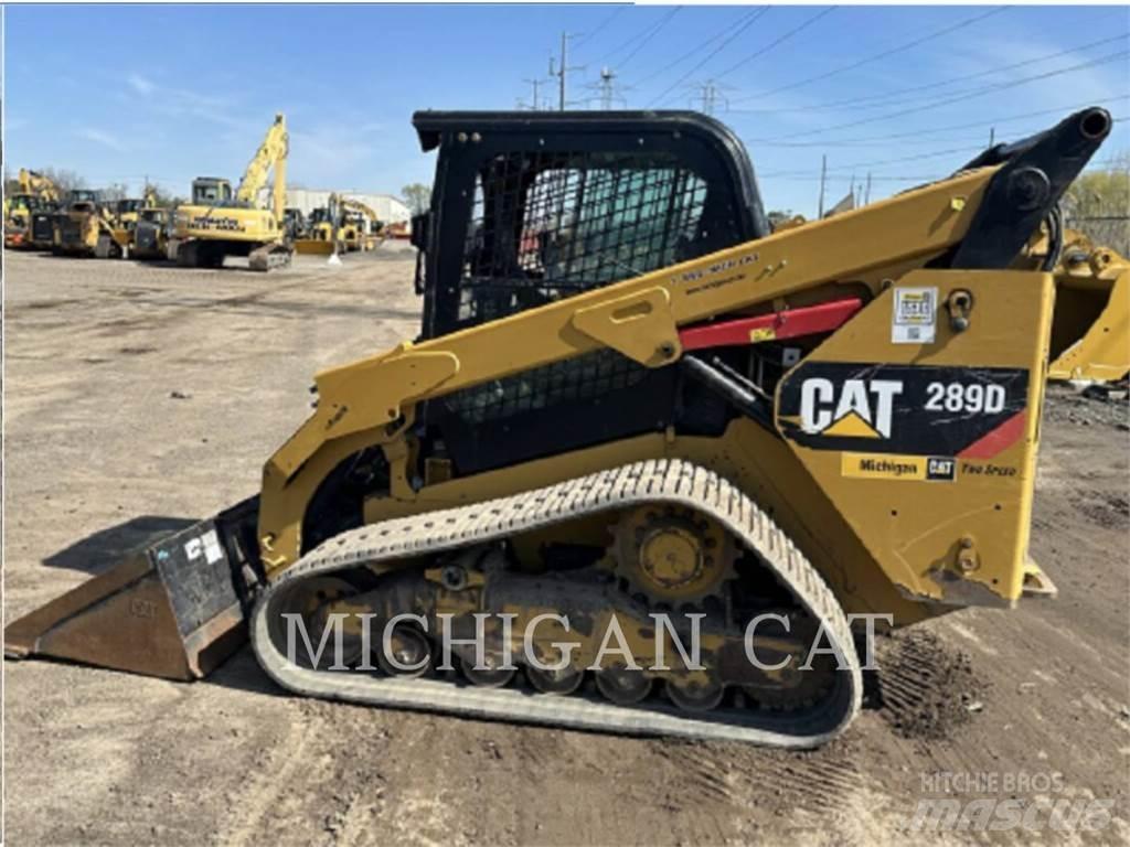 CAT 289D AQB Krautuvai su šoniniu pasukimu