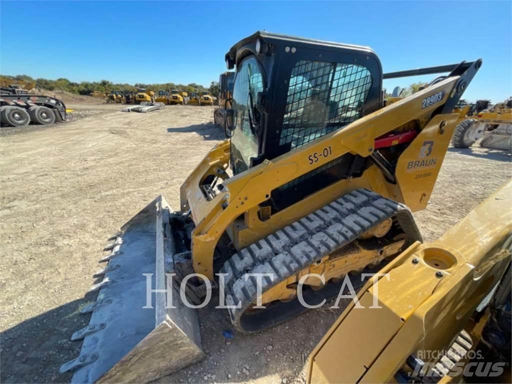 CAT 289D CAB Krautuvai su šoniniu pasukimu