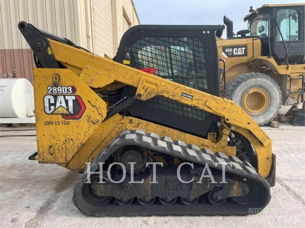 CAT 289D CAB Krautuvai su šoniniu pasukimu