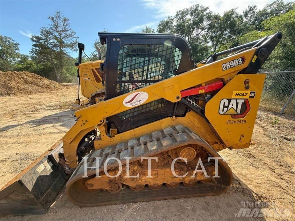 CAT 289D CAB Krautuvai su šoniniu pasukimu