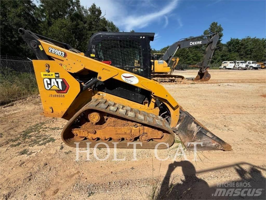CAT 289D CAB Krautuvai su šoniniu pasukimu