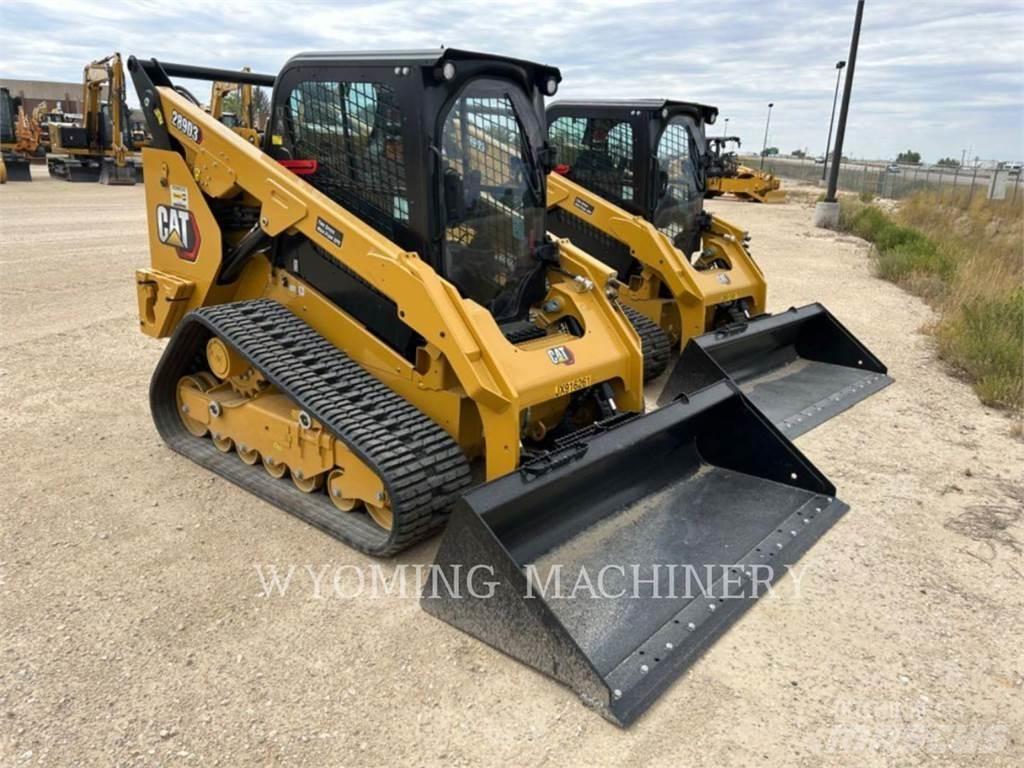 CAT 289D3 Krautuvai su šoniniu pasukimu