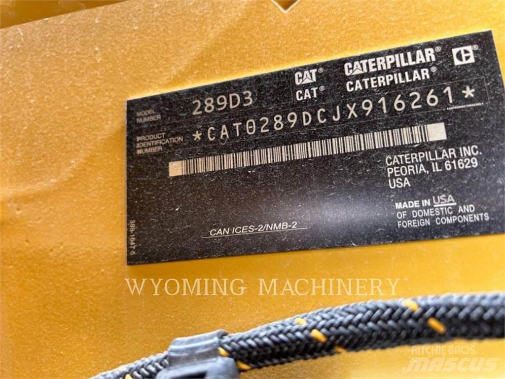 CAT 289D3 Krautuvai su šoniniu pasukimu