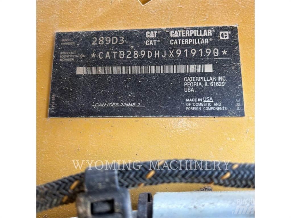 CAT 289D3 Krautuvai su šoniniu pasukimu