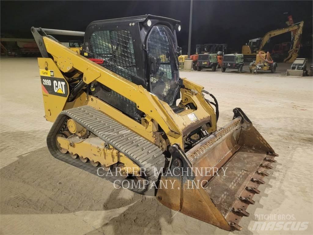 CAT 289D3 Krautuvai su šoniniu pasukimu
