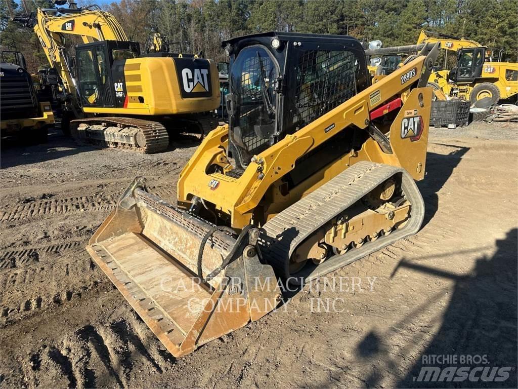 CAT 289D3 Krautuvai su šoniniu pasukimu