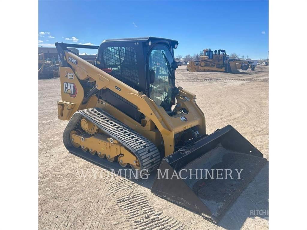 CAT 289D3 Krautuvai su šoniniu pasukimu