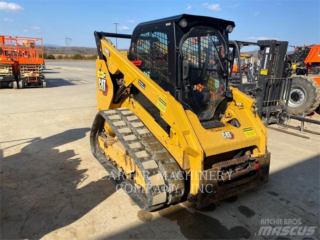 CAT 289D3 Krautuvai su šoniniu pasukimu