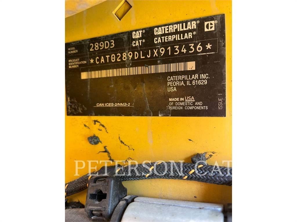 CAT 289D3 Krautuvai su šoniniu pasukimu