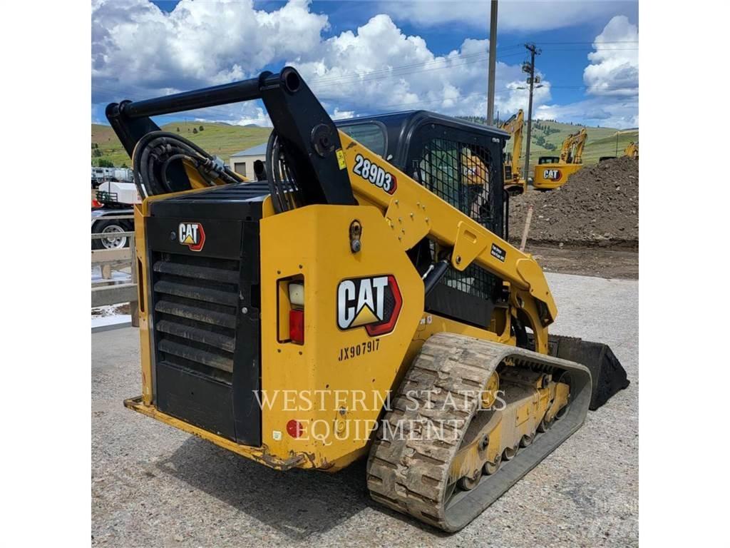 CAT 289D3 Krautuvai su šoniniu pasukimu