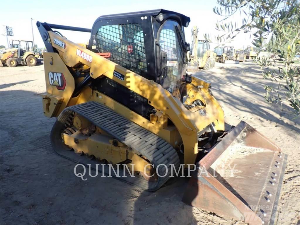 CAT 289D3 Krautuvai su šoniniu pasukimu