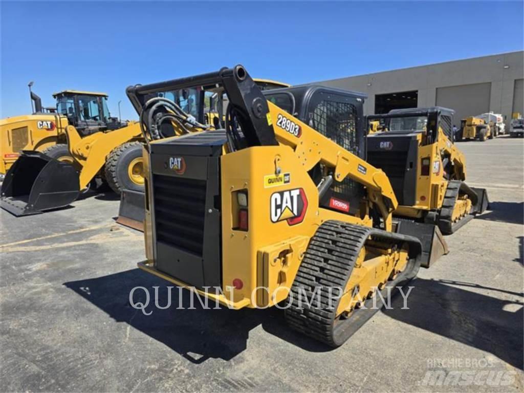 CAT 289D3 Krautuvai su šoniniu pasukimu