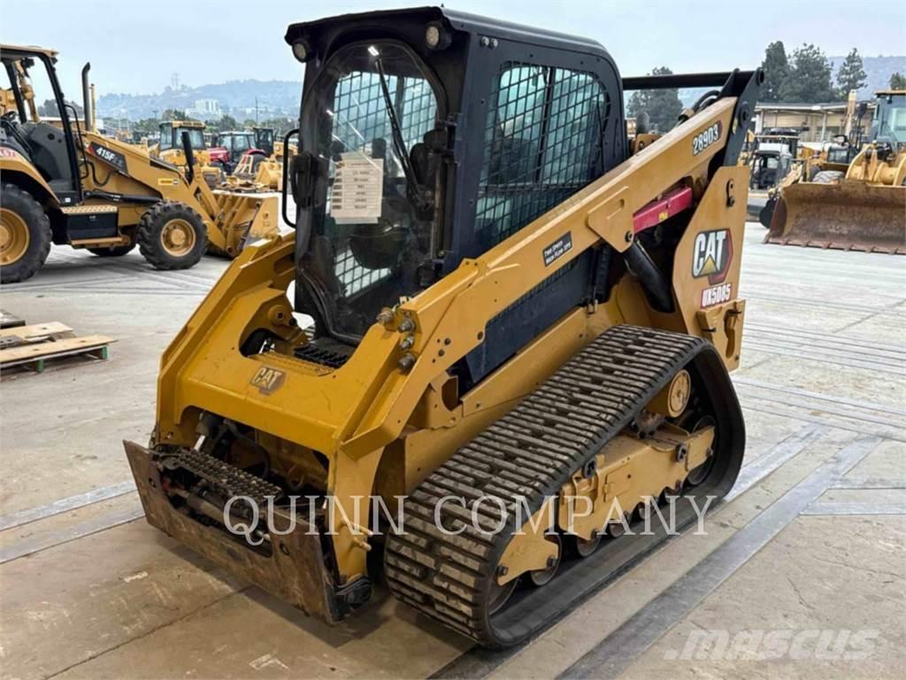 CAT 289D3 Krautuvai su šoniniu pasukimu