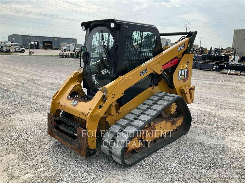 CAT 289D3 Krautuvai su šoniniu pasukimu