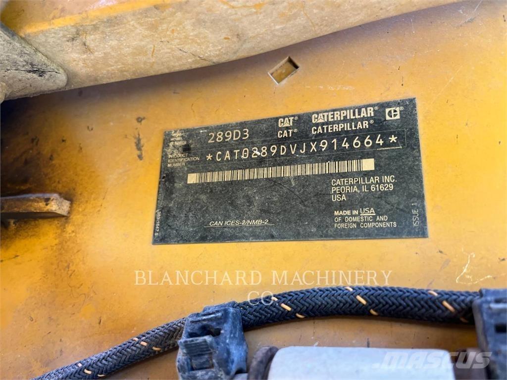 CAT 289D3 Vikšriniai krautuvai