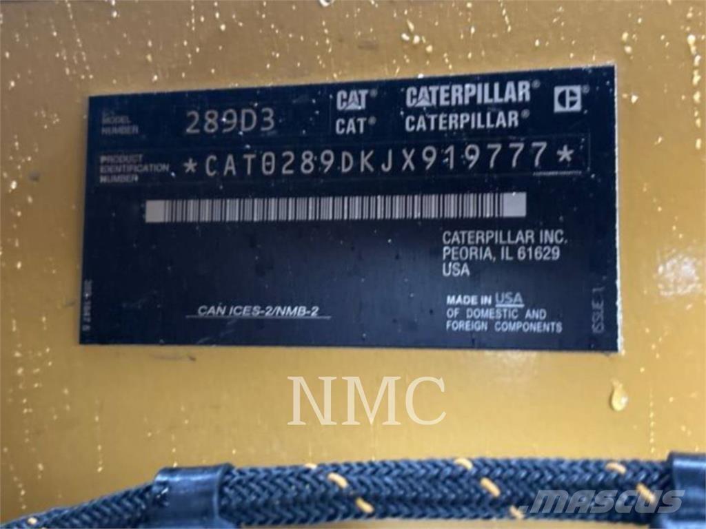 CAT 289D3 Vikšriniai krautuvai