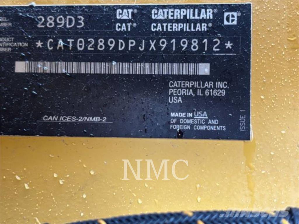 CAT 289D3 Vikšriniai krautuvai