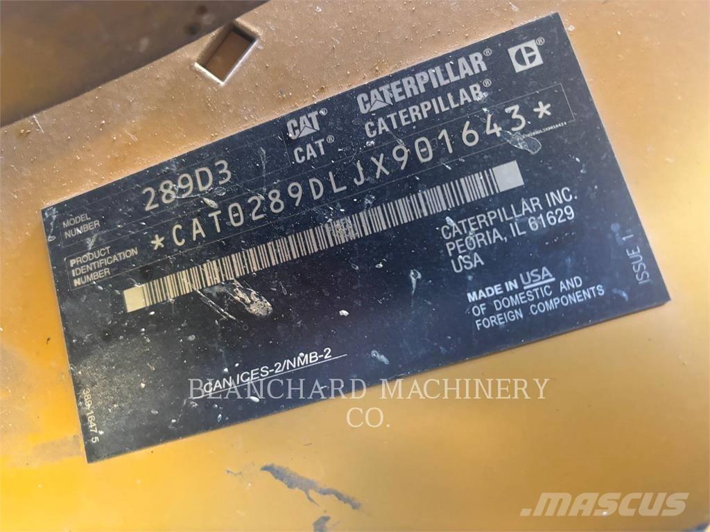 CAT 289D3 Vikšriniai krautuvai