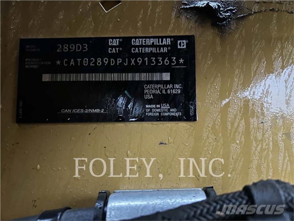 CAT 289D3 Vikšriniai krautuvai