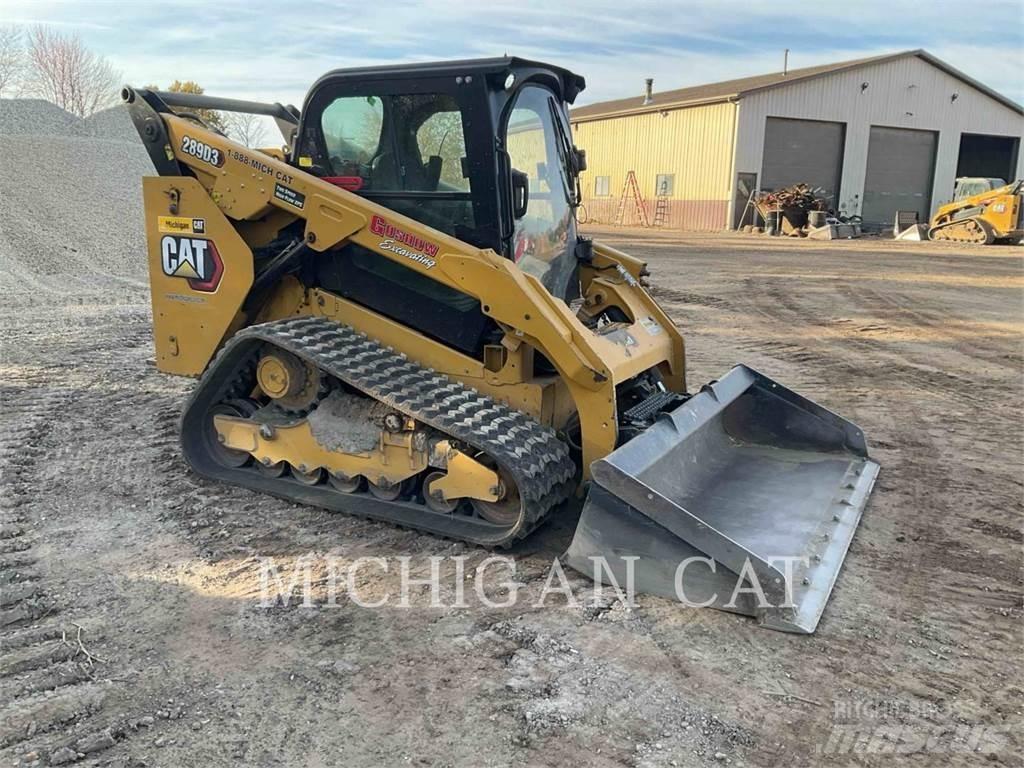 CAT 289D3 AHQB Krautuvai su šoniniu pasukimu
