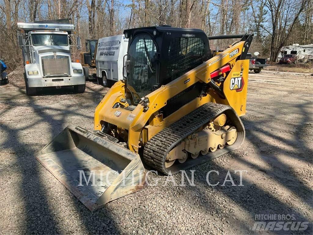 CAT 289D3 AQB Krautuvai su šoniniu pasukimu