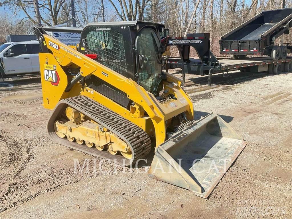 CAT 289D3 AQB Krautuvai su šoniniu pasukimu