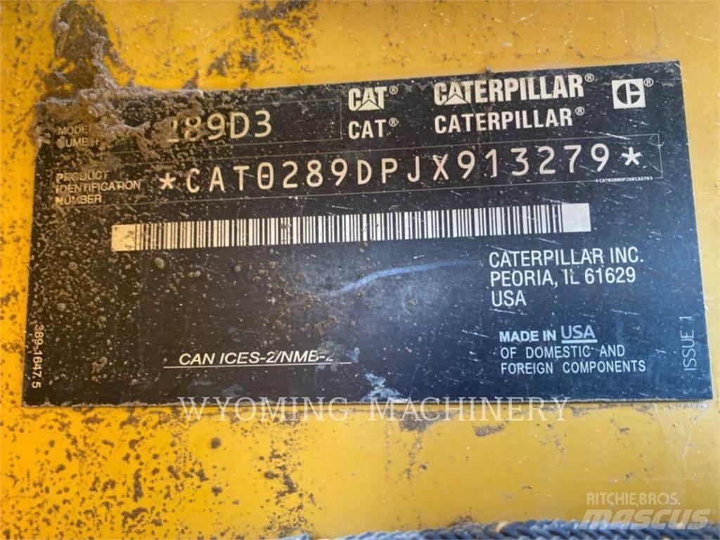 CAT 289D3 HF Krautuvai su šoniniu pasukimu