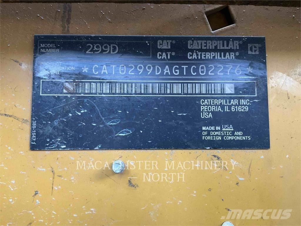 CAT 299D AQ Krautuvai su šoniniu pasukimu