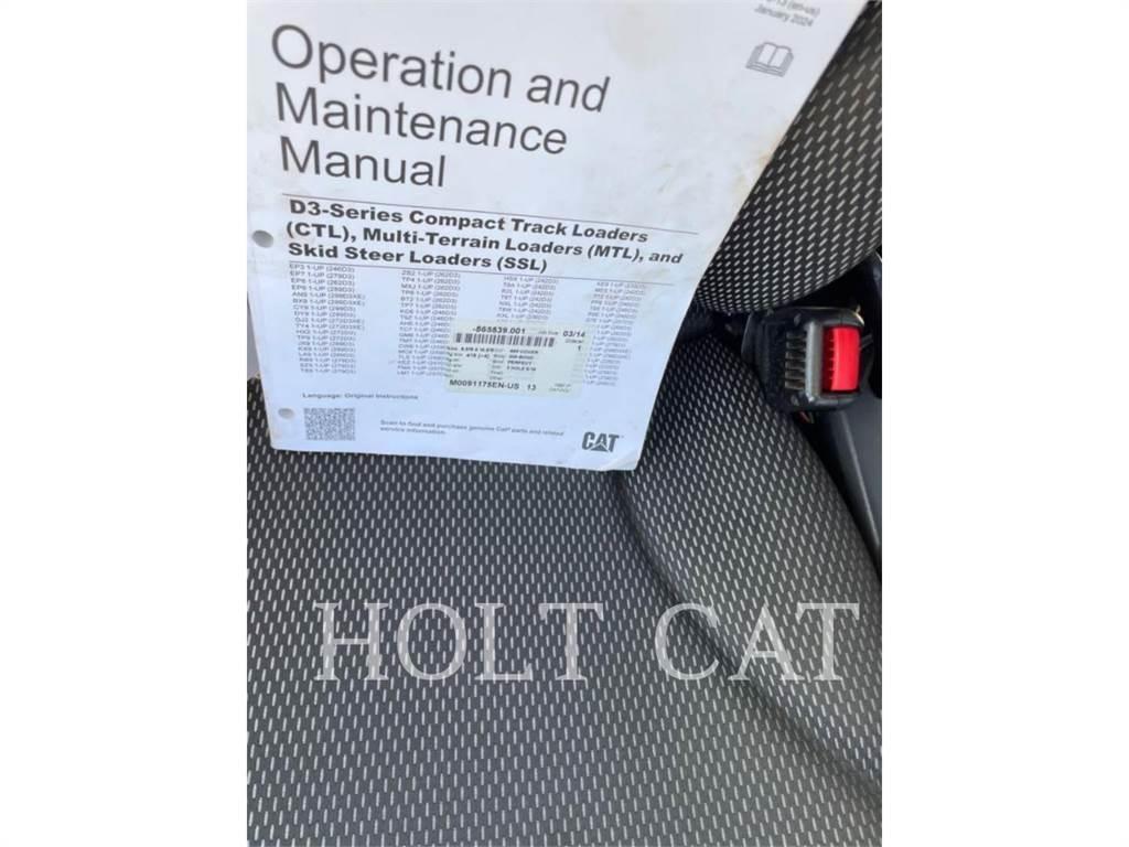 CAT 299D CAB Krautuvai su šoniniu pasukimu