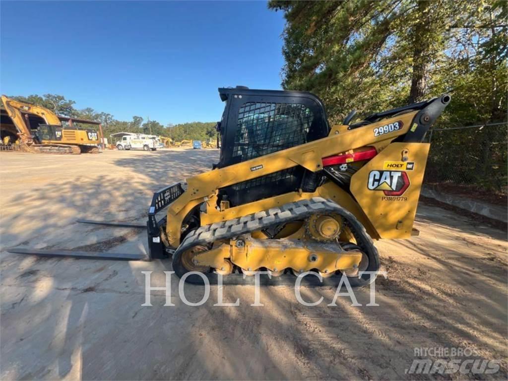 CAT 299D CAB Krautuvai su šoniniu pasukimu