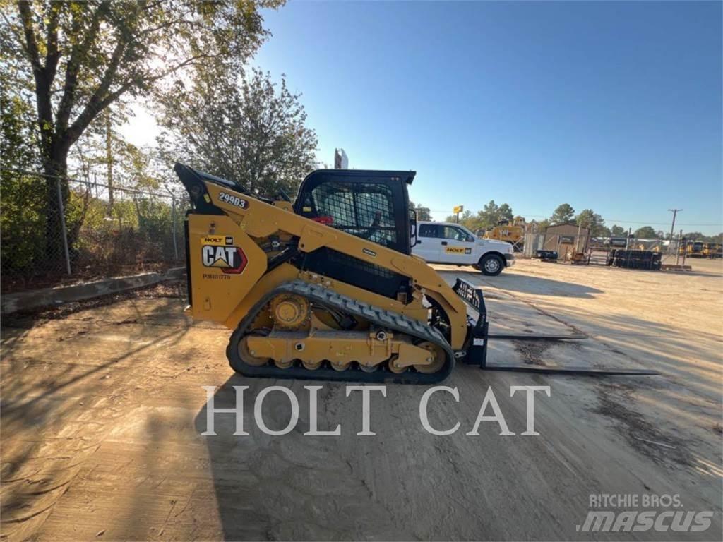 CAT 299D CAB Krautuvai su šoniniu pasukimu