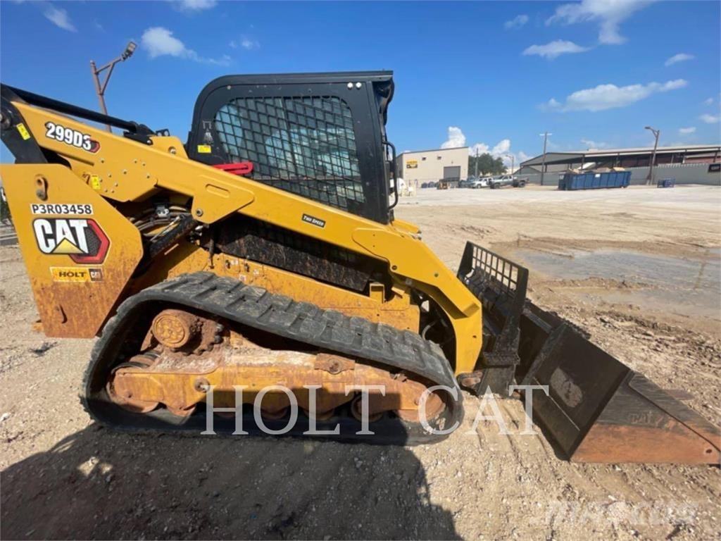 CAT 299D CAB Krautuvai su šoniniu pasukimu