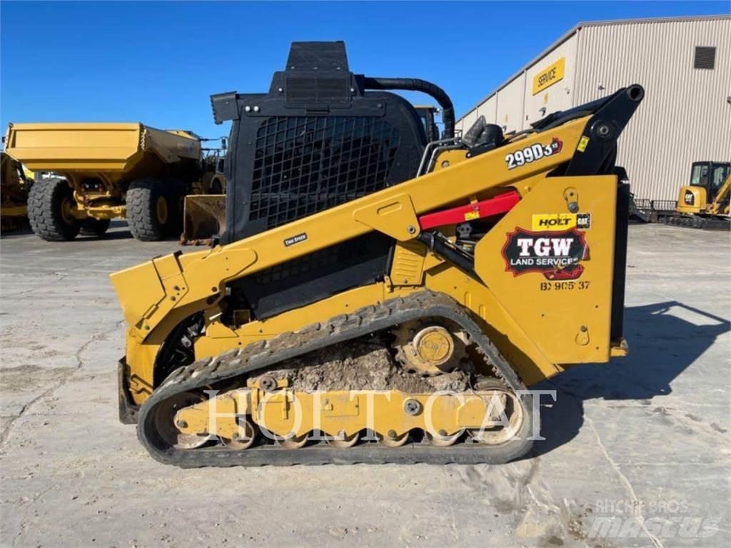 CAT 299D XHP Krautuvai su šoniniu pasukimu